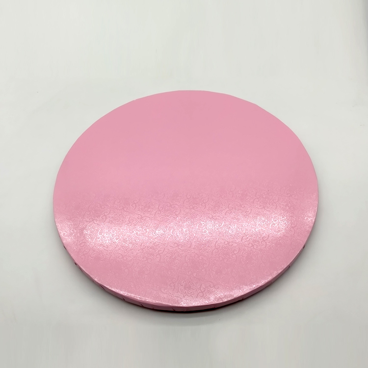 pink Round Cake Board Drum